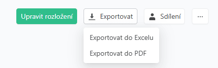 Report export
