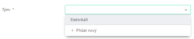 Edit dialog add new item